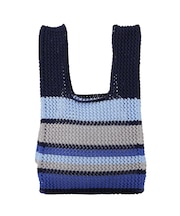 マルチボーダーニットバッグ