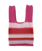 マルチボーダーニットバッグ