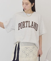 PORTLAND裾ラウンドTシャツ