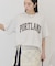 PORTLAND裾ラウンドTシャツ