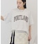 PORTLAND裾ラウンドTシャツ