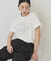 メッセージロゴTシャツ