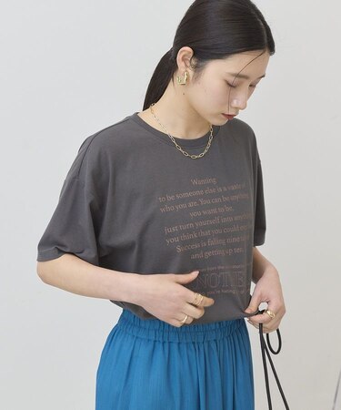メッセージロゴTシャツ