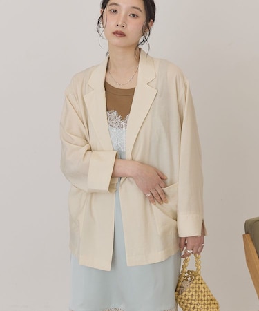 【接触冷感】ニュアンスオーバージャケット