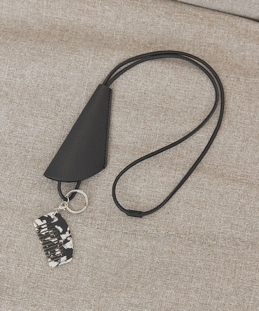 コーム付きネックレスキーチャーム