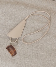 コーム付きネックレスキーチャーム