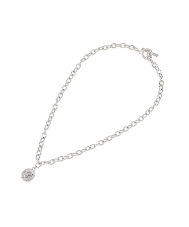 【ステンレス】コイントップチェーンネックレス