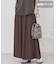 【接触冷感・UVカット】【選べる丈】ギャザースカーチョ【WEB限定カラー有り】