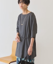 【接触冷感・2WAY】バックタックチュニック