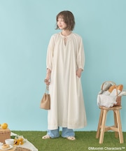 【WEB限定】Moomin 刺繍スキッパーワンピース