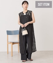 【2点セット】ロングレースジレ+サロペット