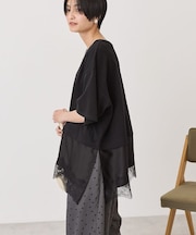 レースドッキングTシャツ