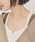 【ステンレス】コイントップスキニーチェーンネックレス