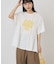 シャーリングプリントTシャツ