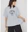 シャーリングプリントTシャツ