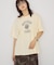 シャーリングプリントTシャツ
