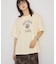 シャーリングプリントTシャツ