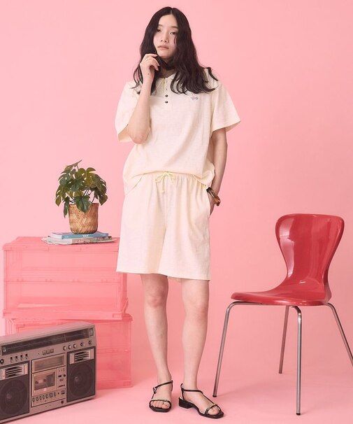 【PENNEY'S】配色ポロ+ショートパンツ