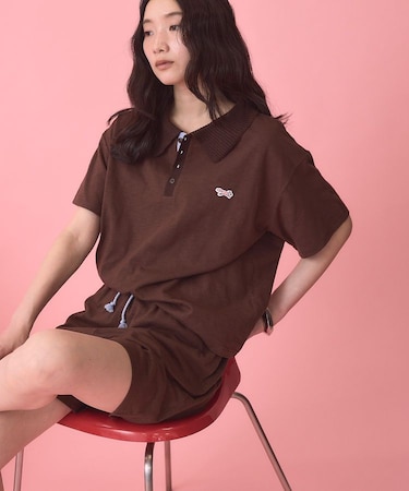 【PENNEY'S】配色ポロ+ショートパンツ