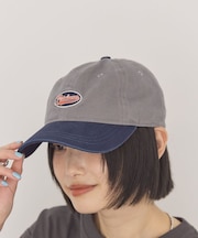 【UVカット】バイカラーピグメントキャップ