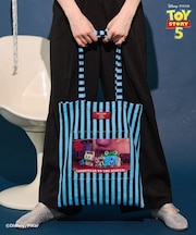 【TOY STORY 5】ストライプパイルトートBAG