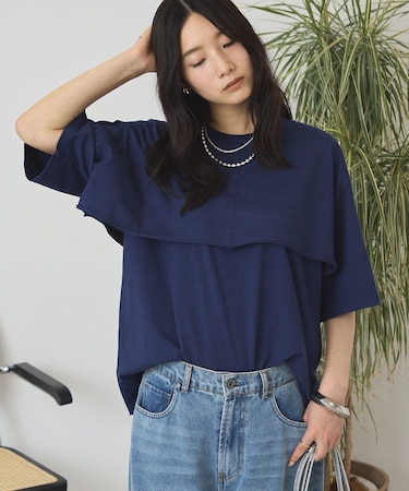 レイヤード風加工Tシャツ