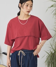 レイヤード風加工Tシャツ