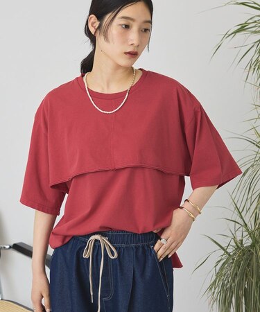 レイヤード風加工Tシャツ