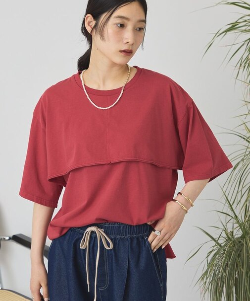 レイヤード風加工Tシャツ