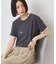 配色レイヤード風シアーTシャツ