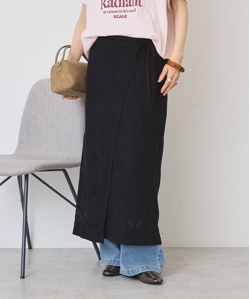 レース巻きスカート