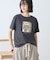 フォト&レタリングプリントTシャツ