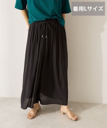 【選べる丈】接触冷感シフォンスカーチョ【WEB限定カラー有り】