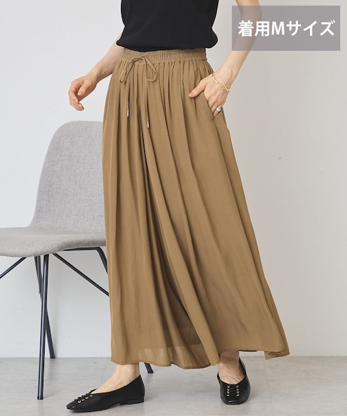 【選べる丈】接触冷感シフォンスカーチョ【WEB限定カラー有り】