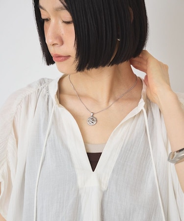 【ステンレス】ワントップコインネックレス