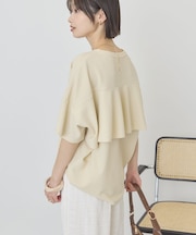 【WEB限定】バックフリル半袖プルオーバー
