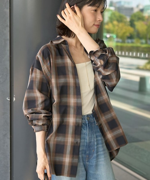 【WEB限定】イージーケアチェックシャツ