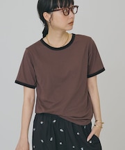【抗菌防臭・吸水速乾】シアーベロアリンガーTシャツ