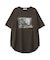 アソートプリント裾ラウンドTシャツ