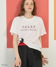 【Mickey&Friends】ビンテージ加工アソートプリントTシャツ