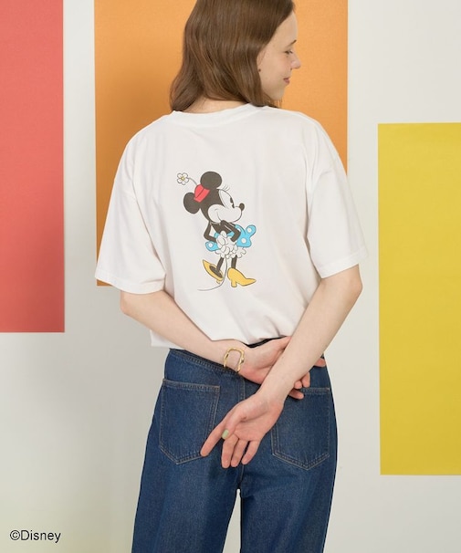 【Mickey&Friends】フロントバックプリントTシャツ