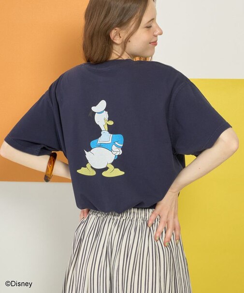 【Mickey&Friends】フロントバックプリントTシャツ
