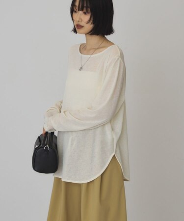 ラウンドカットシアープルオーバー