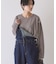【WEB限定】ワッフル配色メロープルオーバー