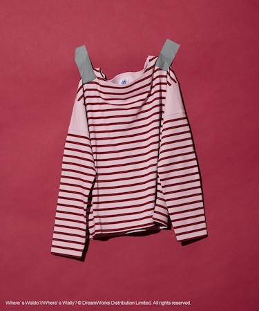 【WHERE'S WALLY?】ボートネックボーダーロンTEE