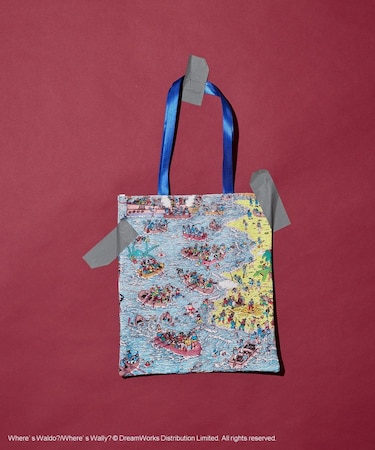 【WHERE'S WALLY?】MAPプリントトートBAG