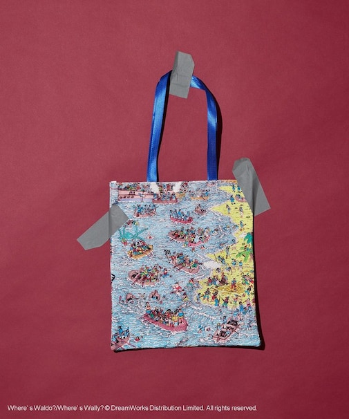 【WHERE'S WALLY?】MAPプリントトートBAG