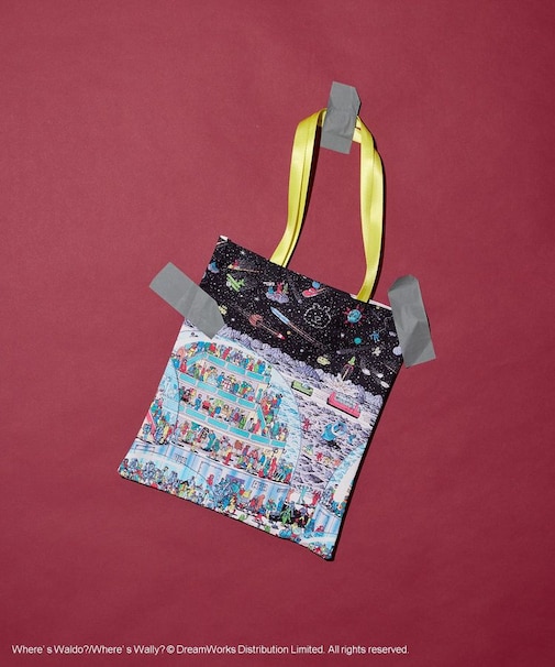 【WHERE'S WALLY?】MAPプリントトートBAG