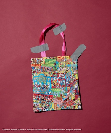 【WHERE'S WALLY?】MAPプリントトートBAG