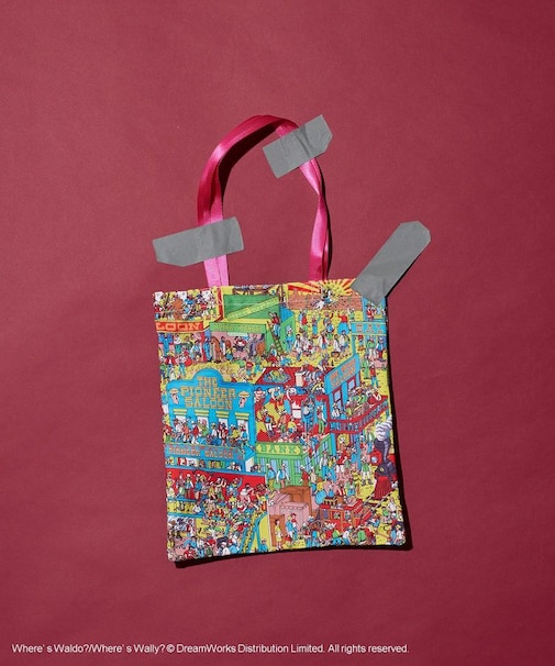 【WHERE'S WALLY?】MAPプリントトートBAG